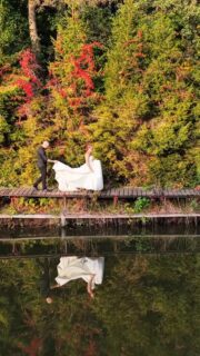 Dominika i Marcin w przepięknej jesiennej odsłonie świętowali wczoraj w gronie najbliższych 🍁 Był las, było ognisko, były tańce ❤️
Październik potrafi być magiczny😊